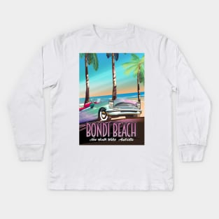 Bondi Beach New South Wales australia Kids Long Sleeve T-Shirt